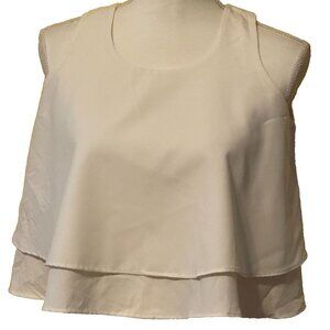 GTWFAB Sleeveless Blouse Size Small Resort Beach Vacation Evening Career